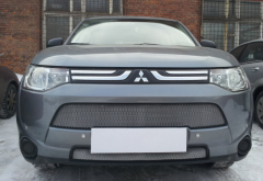 Защита радиатора "Standart" Mitsubishi Outlander III (2012-2014) хром