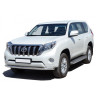 Защита порогов «Труба» (d40) для Toyota Land Cruiser 150 (2009-2016)(Нерж. Сталь) купить недорого с доставкой в Москва