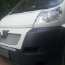 Защита радиатора "Standart" Peugeot Boxer (2006-2014) верх, хром купить недорого с доставкой в Москва