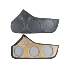 Подиумы Volkswagen Jetta VI (4-х компонентные, 20+20+20см+рупорный твитер) переносится кнопка открывания багажника