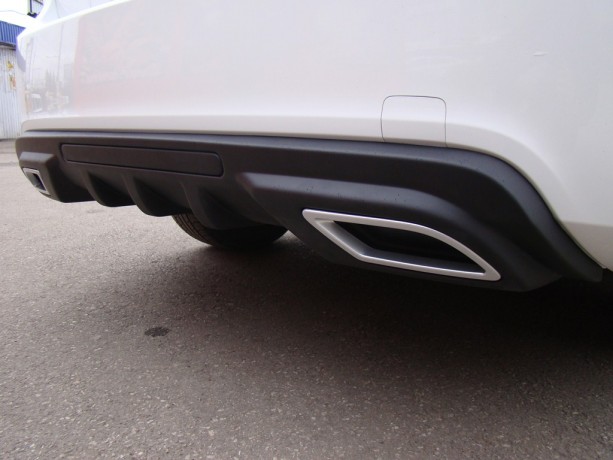 Диффузор заднего бампера var №1 (под покраску) для Chevrolet Cruze (2008-2012) купить недорого с доставкой в Москва