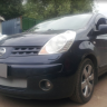 Защита радиатора "Standart" Nissan Note (2005-2007) хром купить недорого с доставкой в Москва