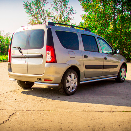 Защита порогов прямая d51мм ИСКРА (ППК) L@DA L@ЯGUS (2012-н.в.) купить недорого с доставкой в Москва