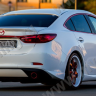 Клыки (накладки) заднего бампера "SkyActivSport" для Mazda 6 (2013-н.в.) купить недорого с доставкой в Москва