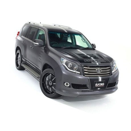 Бампер передний в стиле "Elford" для Toyota Land Cruser Prado 150 (2009-2014) купить недорого с доставкой в Москва