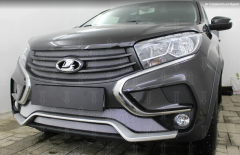 защита радиатора &quot;standart&quot; l@da XR@Y cross (2018-н.в.) низ, хром