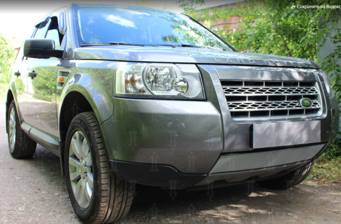 Защита радиатора "Standart" Land Rover Freelander II (2006-2010) хром купить недорого с доставкой в Москва