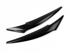 Накладки на фары (реснички) широкие var №1 для Mazda CX-5 (2011-2016)