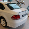 Накладка (юбка) заднего бампера для Volkswagen Polo Sedan (5 gen)(2010-2015) купить недорого с доставкой в Москва