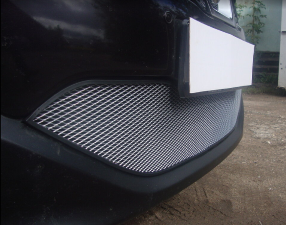 Защита радиатора "Standart" Nissan Qashqai (2010-2013) хром купить недорого с доставкой в Москва