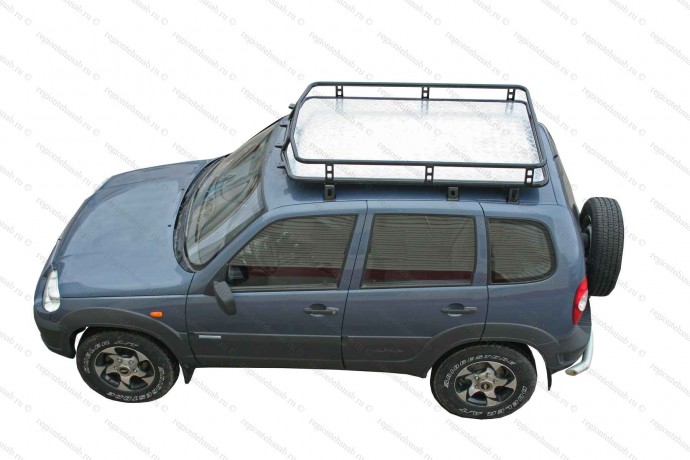 Багажник экспедиционный с алюминиевым листом, «Chevrolet Niv@» купить недорого с доставкой в Москва