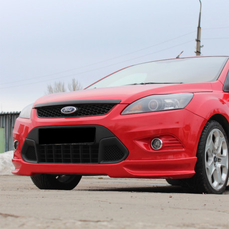 Накладка (юбка) переднего бампера "Lord" для Ford Focus 2 (3D-5D)(2008-2011) купить недорого с доставкой в Москва