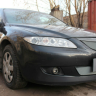 Защита радиатора "Standart" Mazda 6 (2002-2005) низ, хром купить недорого с доставкой в Москва