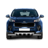 Защита переднего бампера двойная с зубьями d63/63мм KIA Sportage (2016-н.в.) купить недорого с доставкой в Москва