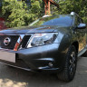 Защита радиатора "Standart" Nissan Terrano (2014-н.в.) низ, чёрная купить недорого с доставкой в Москва