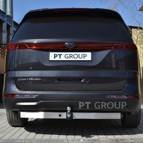 ТСУ /съемный квадрат/ с НЕРЖ накладкой KIA Carniv@l 2020- купить недорого с доставкой в Москва