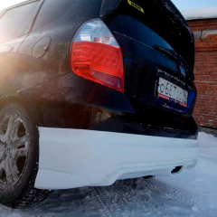 Накладка на задний бампер "Mugen Jazz sport" для Honda Fit GD
