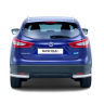 Защита заднего бампера угловая d63мм (НПС) Nissan Qashqai (2014-2016 г.в.) купить недорого с доставкой в Москва