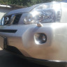 Защита радиатора "Standart" Nissan X-Trail (2007-2011) средняя, чёрная купить недорого с доставкой в Москва