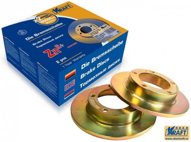 Диск переднего тормоза B@3 2121 (2 шт), KRAFT купить недорого с доставкой в Москва