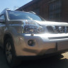 Защита радиатора "Standart" Nissan X-Trail (2007-2011) низ, хром купить недорого с доставкой в Москва