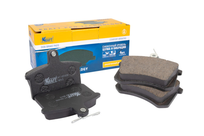 Колодки дисковые задние Audi 100 (86-94) 2-2.4, A4 (95-00) 1.6-2.7, A6 (94-97) 1.9-4.2, OBERKRAFT купить недорого с доставкой в Москва