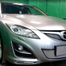 Защита радиатора "Standart" Mazda 6 (2010-2012) верх, хром купить недорого с доставкой в Москва