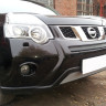 Защита радиатора "Standart" Nissan X-Trail (2011-2015) низ, хром купить недорого с доставкой в Москва