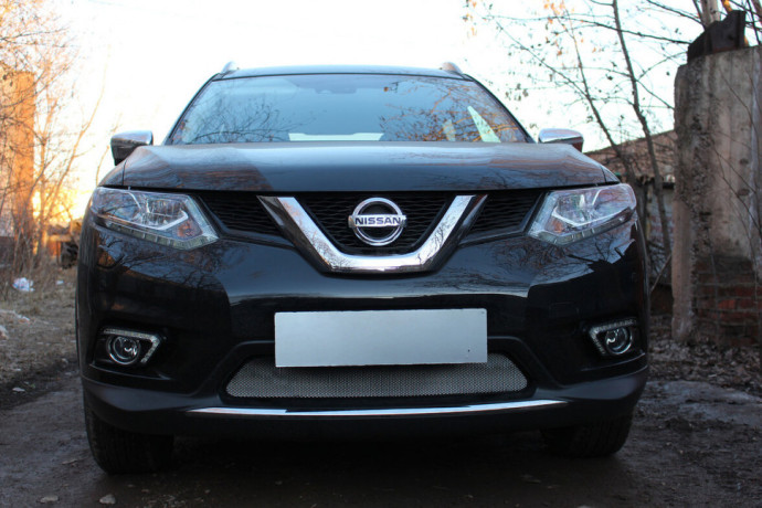 Защита радиатора "Standart" Nissan X-Trail (2013-2018) хром купить недорого с доставкой в Москва