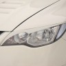 Накладки на фары (реснички) фигурные var №2 для Honda Civic 4D (2006-2012) купить недорого с доставкой в Москва