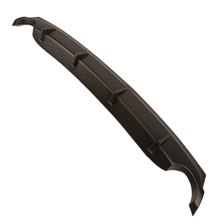 Диффузор на задний бампер (2 трубы, шагрень) для Toyota Camry (XV55)(2014-2018) купить недорого с доставкой в Москва