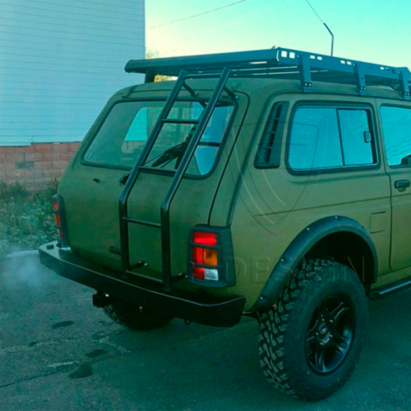 силовой задний бампер f-design fd 2.0 для L@DA 4x4 (не окрашенный) купить недорого с доставкой в Москва