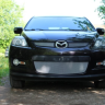 Защита радиатора "Standart" Mazda CX-7 (2006-2010) низ, хром купить недорого с доставкой в Москва