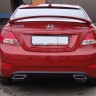 Спойлер высокий для Hyundai Solaris (2010-2016) купить недорого с доставкой в Москва