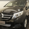 Защита радиатора "Standart" Mercedes-Benz V-Klass (2014-н.в.) хром купить недорого с доставкой в Москва