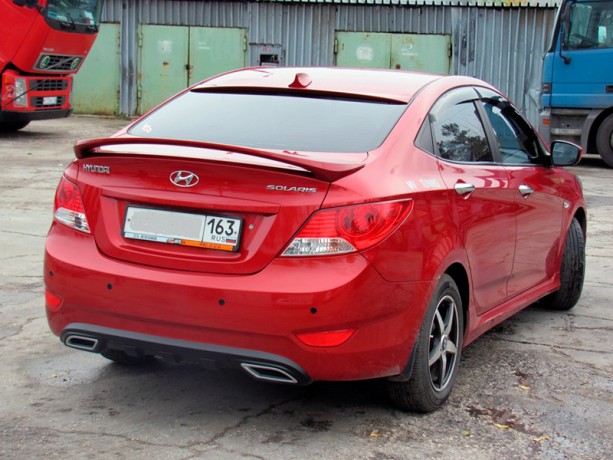 Козырек на заднее стекло для Hyundai Solaris (2010-2016) купить недорого с доставкой в Москва
