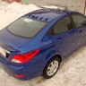 Аэродинамический рассекатель на крышу 6 зубьев для Hyundai Solaris (2010-2016) купить недорого с доставкой в Москва