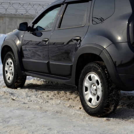 Расширители колесных арок №2 "КАРТ" для Renault Duster дорестайлинг до 2015 г.в. купить недорого с доставкой в Москва