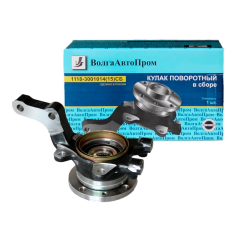 кулак поворотный правый 1118 с подшипником и ступицей в сборе 1118-3001014сб К@ЛИН@