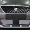 Защита радиатора "Standart" Peugeot 3008 (2016-2020) боковая, хром купить недорого с доставкой в Москва