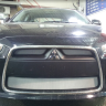 Защита радиатора "Standart" Mitsubishi Lancer X (2011-2016) хром купить недорого с доставкой в Москва