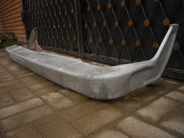 силовой задний бампер стеклопластиковый для У@З 3163 p@triot (дорестайлинг) купить недорого с доставкой в Москва